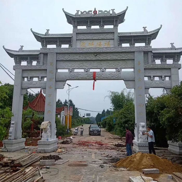 牌坊 大理石牌楼 青石牌楼厂家 电话议价图8