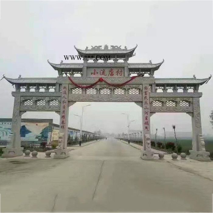 石牌坊  大理石牌楼 仿古石牌坊供应 欢迎咨询图5