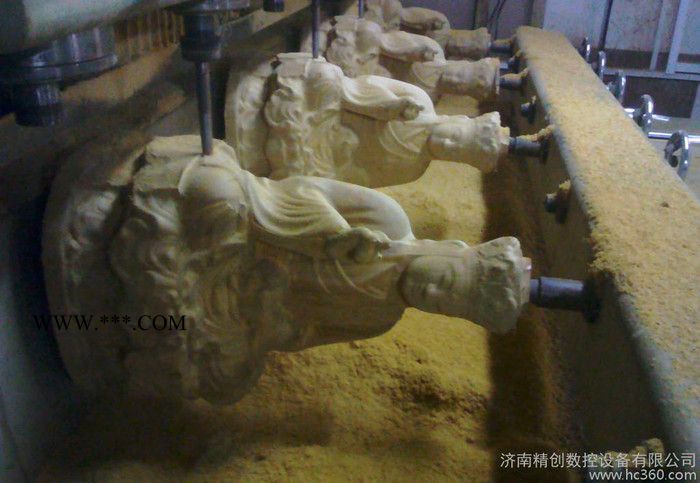 鲁泉精工1318立体雕刻机   大理石三维四轴浮雕机 重型石材雕刻机多功能 1318立体圆柱雕刻机图4