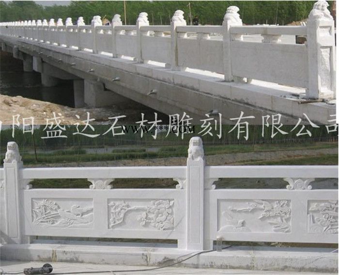 **桥栏板 汉白玉栏板 石雕栏板 大理石栏板 花岗岩栏板 石材栏板 石雕栏杆 汉白玉栏杆 大理石石桥 花岗岩栏杆图2