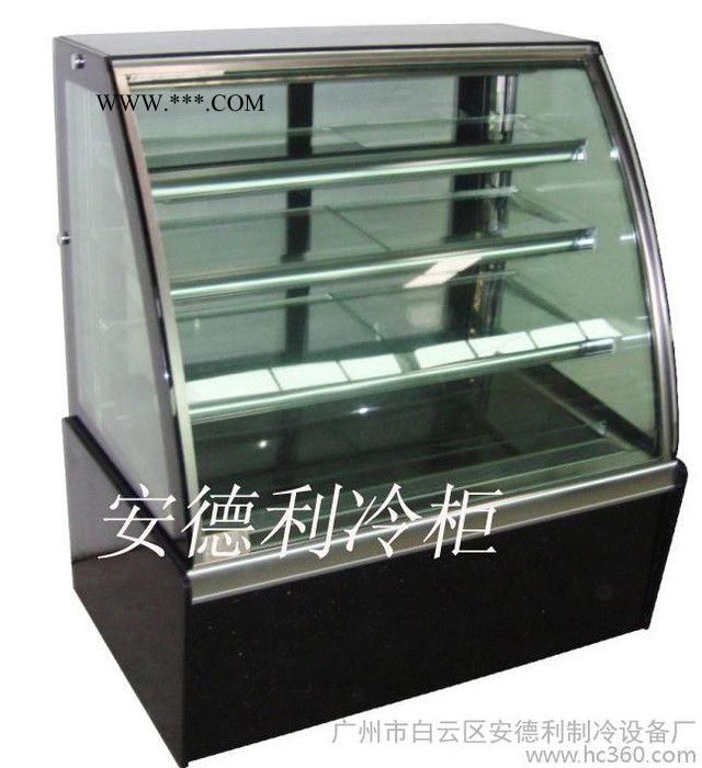 直角一层巧克力冷柜  白色大理石冷柜  展示柜图3