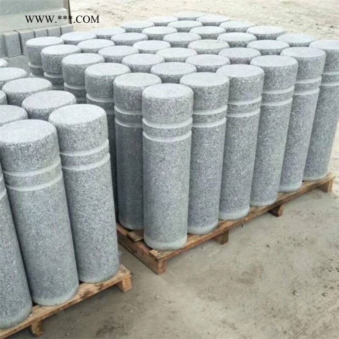 湖北挡车柱石材 挡车柱大理石 石材定制荔枝面 石材石板定制 环境装饰图5