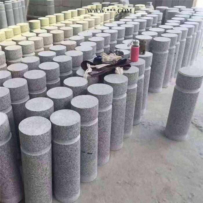 湖北挡车柱石材 挡车柱大理石 石材定制荔枝面 石材石板定制 环境装饰图7