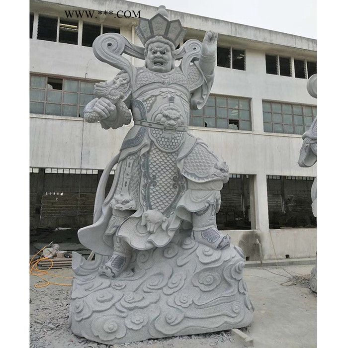 福建厂家定制石雕四大金刚大理石青石寺庙 石雕佛像 四大金刚佛像图3