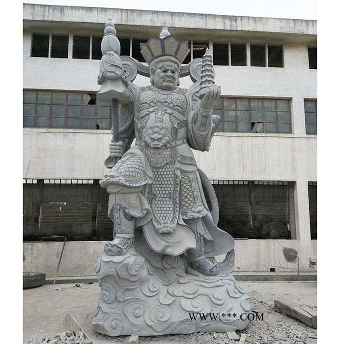 福建厂家定制石雕四大金刚大理石青石寺庙 石雕佛像 四大金刚佛像图4