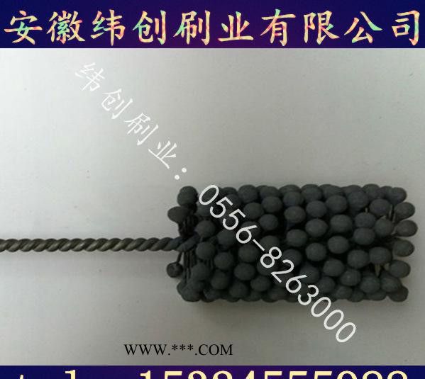 黑碳SIC刚玉AL2O3制动气缸汽缸刷 去毛刺球头刷 碳化硅图2