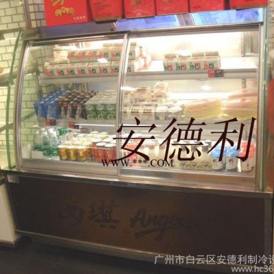 供应商店T1型制冷保鲜柜  黑色大理石蛋糕柜