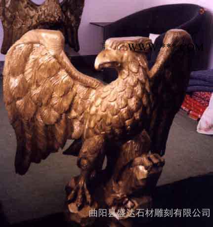 动物石雕 园林石雕 园林雕刻 动物雕塑 石雕鹰 雄鹰 大理石鹰 汉白玉鹰图2