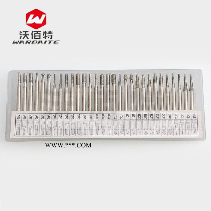 金刚石磨头圆柱金刚砂合金磨针磨棒佛珠抛光固定针打磨针2.3/3mm图3