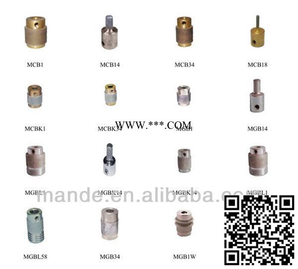 曼德MCB14金刚石工具 湿磨机电镀金刚石砂轮磨头 电动磨台高速砂轮磨头 电镀金刚石磨轮研磨打磨玻璃图5