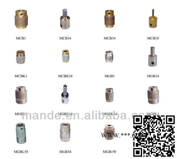 曼德MCBL58金刚石工具 五金配件水砂纸金属金刚石切割片金刚石链锯磨头 玻璃陶瓷研磨工具 砂轮打磨磨轮配件图7