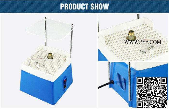 曼德MD902-EU金刚石工具 金刚石磨片工业百洁布欧标插头220V带挡板蓝色无尘 电动磨台研磨玻璃图6