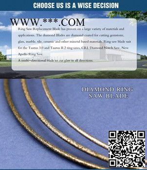 曼德MDR17172金刚石工具 小型抛光机无接口环形圈锯 电镀金刚石圆锯片机用金刚石圈锯机用锯条图5