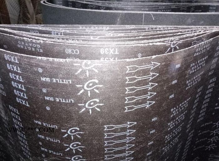 港研砂带厂提供正宗小太阳TX39碳化硅砂带专磨碳酸钙板图4