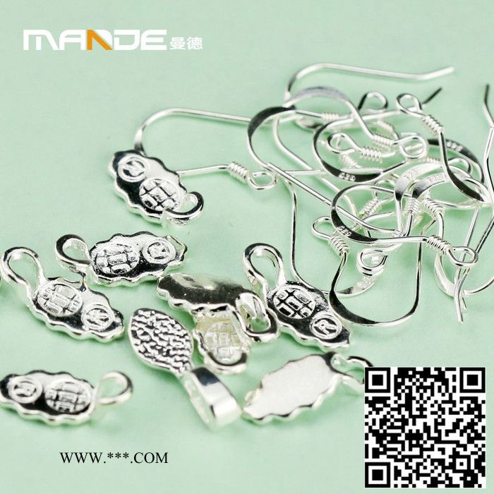 乐铭鑫1707016 DIY工具小饰品S925银耳环吊钩挂钩配件金刚石磨轮微波窑炉饰品配件10件/包首饰图2