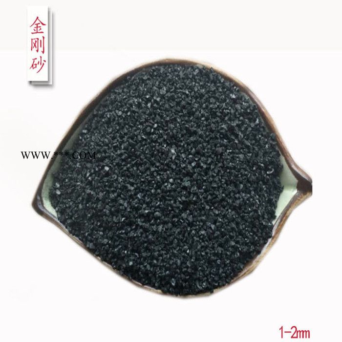 汇鑫矿业加工厂 金刚砂 喷砂除锈金刚砂黑色金刚石 喷砂除锈金刚砂图3