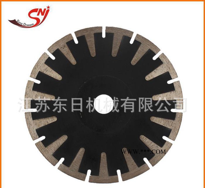 生产烧结金刚石锯片 大T型护齿碗型石材挖孔曲线切割片图1