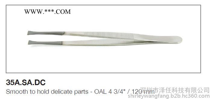 ideal-tek镊子35A.SA.DC 代理ideal-tek镊子 金刚石扁头镊子图3