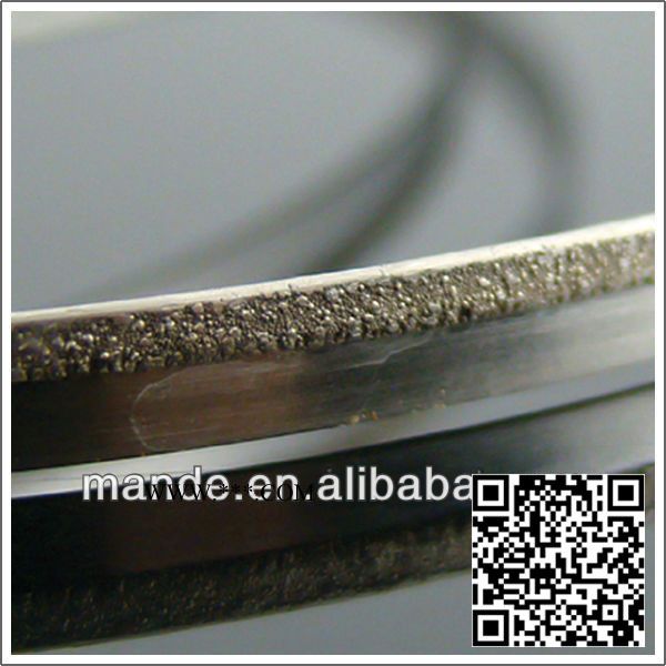 MD9425不锈钢基体无接缝金刚石锯条切割玻璃陶瓷水晶五金工具配件图3