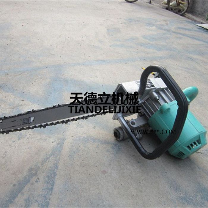 380V60公分电动金刚石链锯 锯煤合金链条锯锯 木材链条锯图4