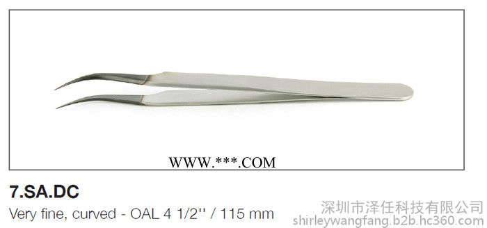 ideal-tek镊子7.SA.DC 代理ideal-tek镊子  弯头金刚石涂层图3