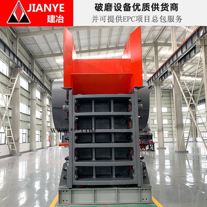 上海建冶重工供应，C110欧版颚式破碎机，大型高产能颚式破碎机，矿山凝灰岩时产200T破碎制砂生产线机械设备厂家图3