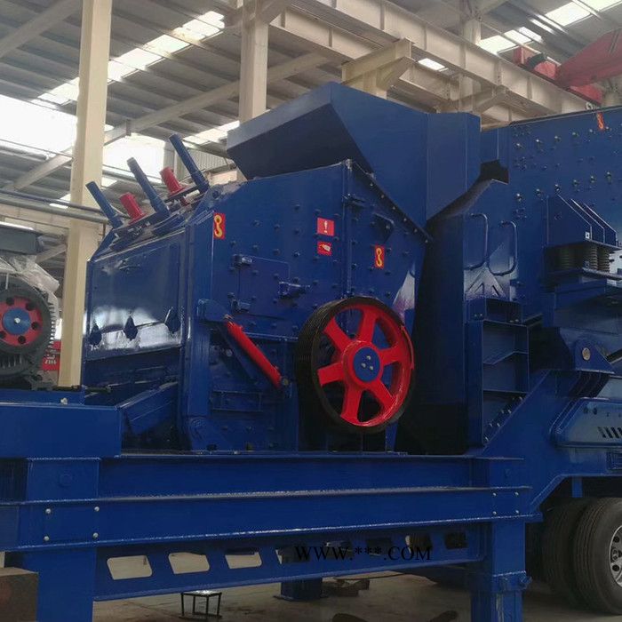 邦隆PF1210新型液压反击破 三腔型反击式破碎机石灰石破碎生产线图5
