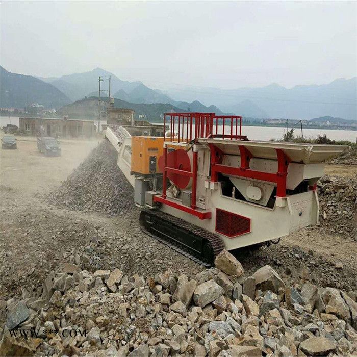 反击式鄂式破碎站 移动式破碎站 履带破碎站 可移动破碎机图3
