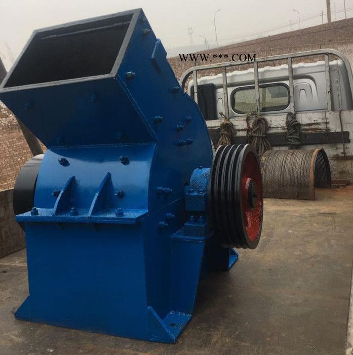 锤式破碎机新型制砂机建筑垃圾加气块砖头粉碎机高锰钢锤头大理石移动锤式破碎机制沙机图3