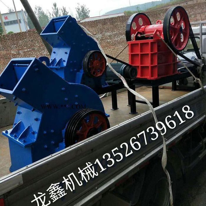 锤式破碎机新型制砂机建筑垃圾加气块砖头粉碎机高锰钢锤头大理石移动锤式破碎机制沙机图5