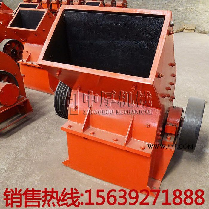 PC600*600锤式破碎机 白垩石膏破碎机 玄武岩破碎机 破碎比大图4