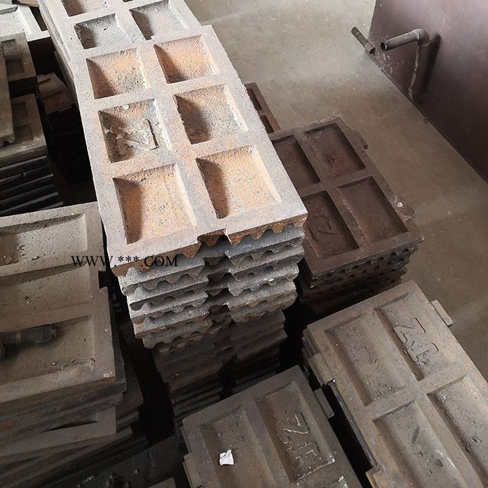 邦隆长期供应各种鄂破高锰钢鄂板 新型复合钨钛合金鄂板及鄂式破碎机备件易损件 可现场测绘 一律批发价格出售 颚式破碎机鄂板图7