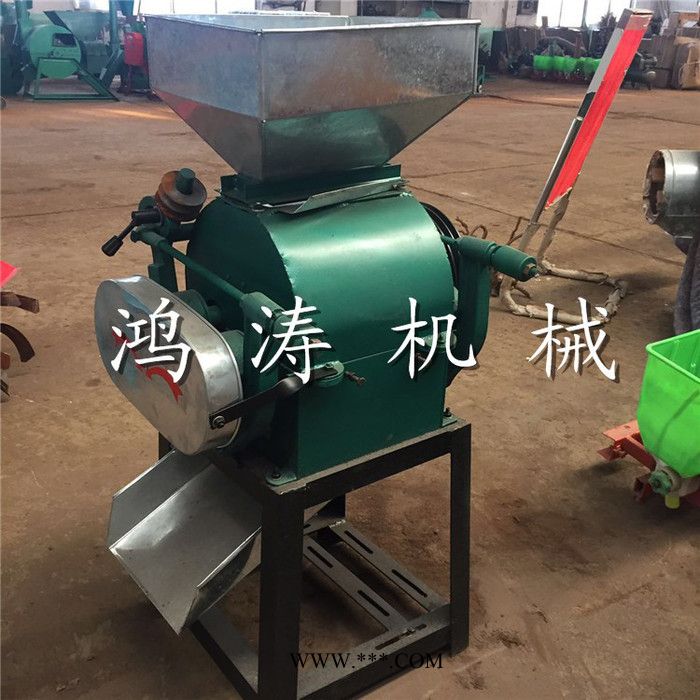 压辊式杂粮破碎机 高粱破碎机 大豆破碎机视频图2