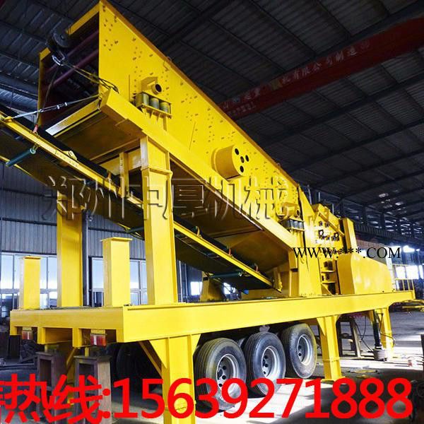 中厚1214反击式破碎站 河卵石移动破碎站 建筑垃圾移动站 移动破碎站厂家图4