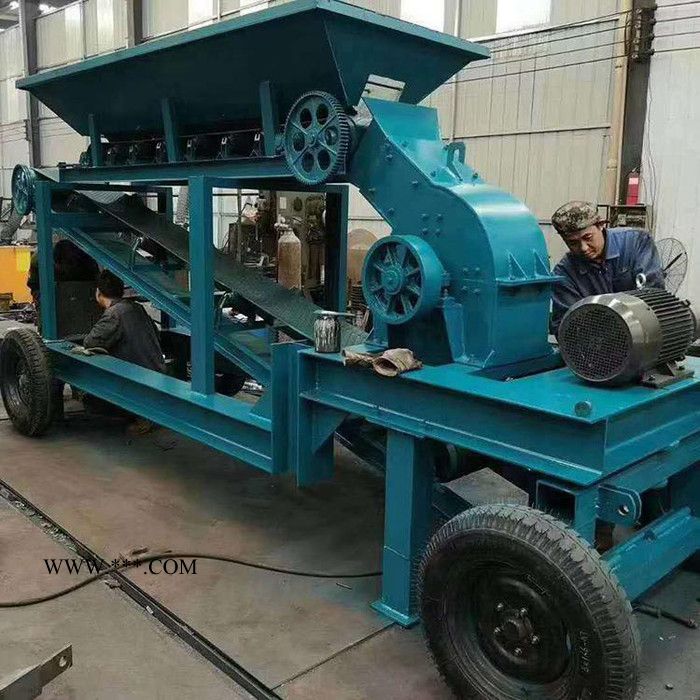 洋科 PC200*300钾盐矿石破碎机 锤式破碎机 多用途建材破碎机器岩石类矿产破碎机厂家  装修垃圾破碎机图4