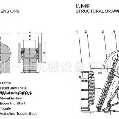 老虎口新型颚式破碎机