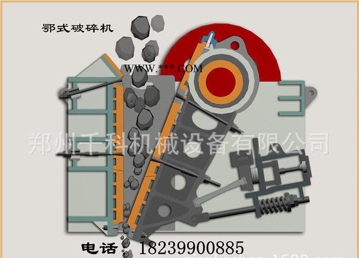 郑州大型颚式破碎机 鄂式矿山粉碎机 千科鄂式破碎机图3
