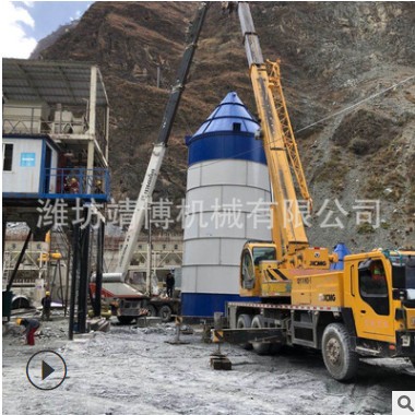 供应各种型号水泥罐 搅拌站水泥仓 安需求定制工地颗粒粉料仓图1