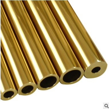 各种规格国标精密黄铜管大口径黄铜空心棒H59工业黄铜管加工