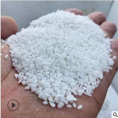 辽宁海城 白云石 大块 石头白色 砂石原料 钙石 雪花白砂石开采石图2
