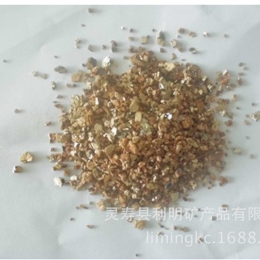 园艺育苗金黄蛭石4-6mm蛭石 保温蛭石厂家现货供应图3