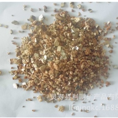 园艺育苗金黄蛭石4-6mm蛭石 保温蛭石厂家现货供应图1