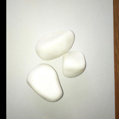 厂家供应白色鹅卵石 白石子 水洗石 机制鹅卵石现货图3
