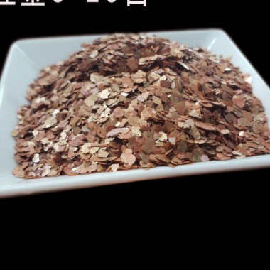 现货供应 灵寿岩片 建筑装饰用复合岩片 DIY美甲云母片 染色岩片图1