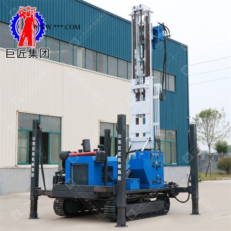 华夏巨匠 HBZ-2钢制履带式环保钻车液压直推式取土钻机 双管取土样螺旋建井 双动力头图1