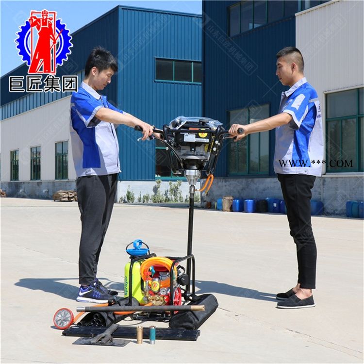 华夏巨匠 科勒动力 新型背包钻机BXZ-2双人背包式勘探钻机  背包式岩心钻机图1