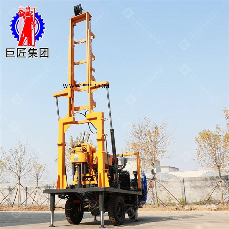 华夏巨匠 三轮车底盘  XYC-200A型 200米民用打井设备 移动打井神器图1