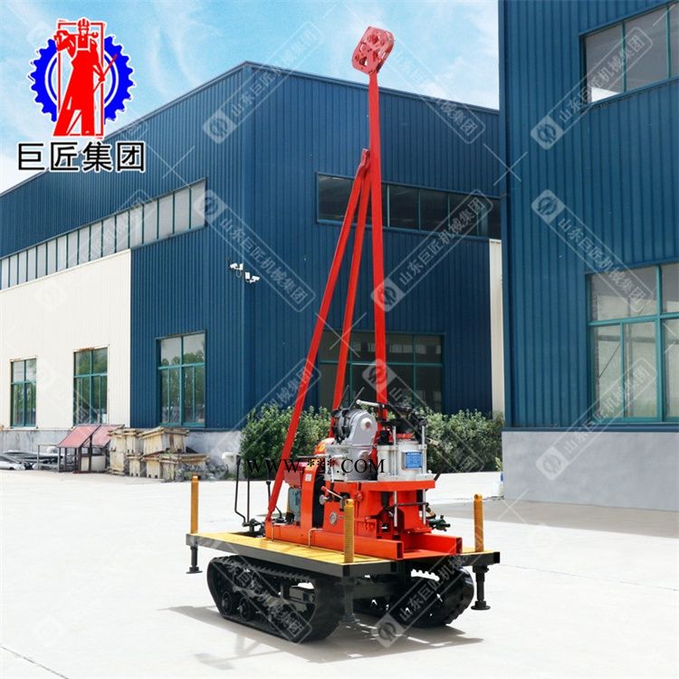 YQZD-30型履带式液压轻便钻机 30米岩芯钻孔取芯设备 野外工程勘察钻机图1
