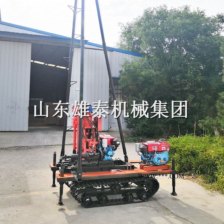 厂家直销轻型履带钻机 液压 小型50米灌浆取样钻机 勘探用图1