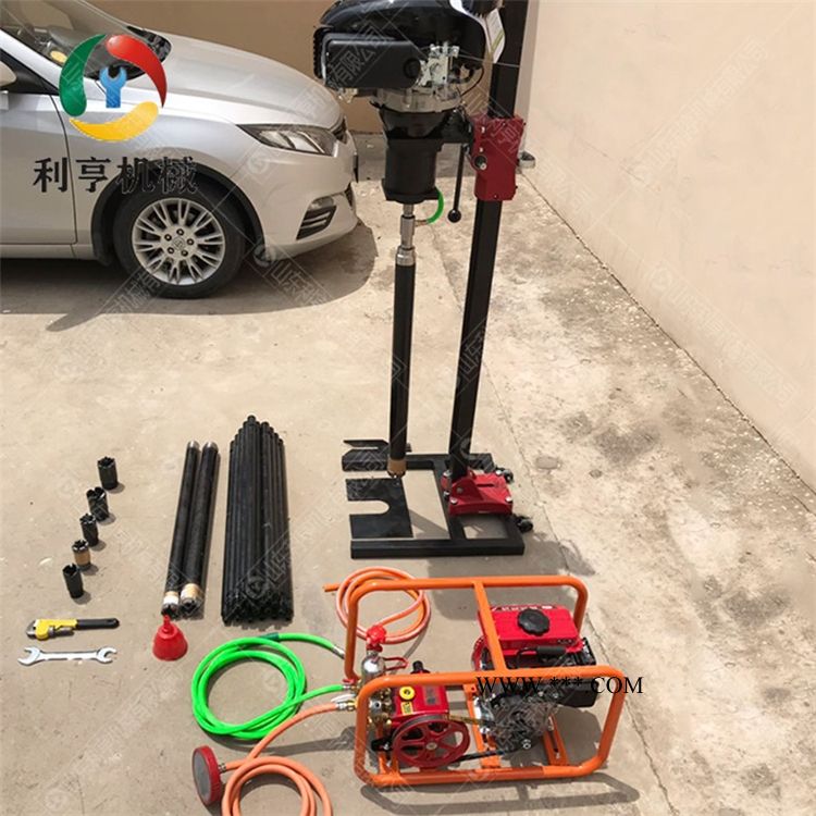 立式背包岩芯取样钻机 BLH-2L小型轻便勘探钻机 利亨机械供应图1